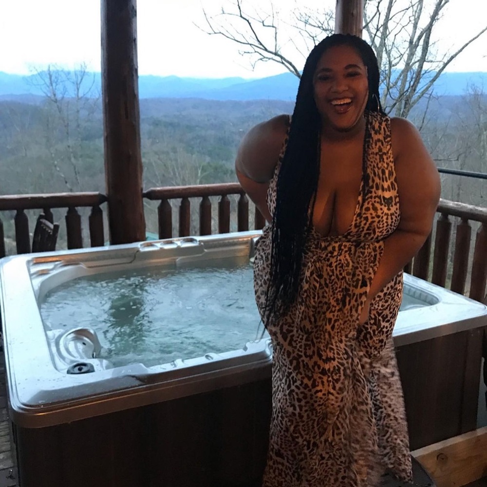 Animal print sheer dress